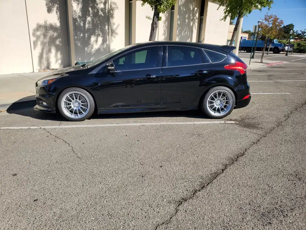 My Black 2016 Ford Focus ST after modifications had been done.