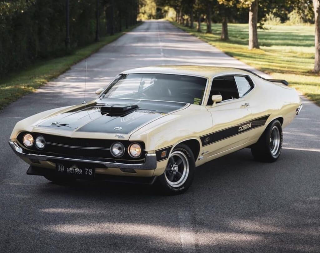 one of the best muscle cars of all time, A 1970 Ford Torino cobra jet