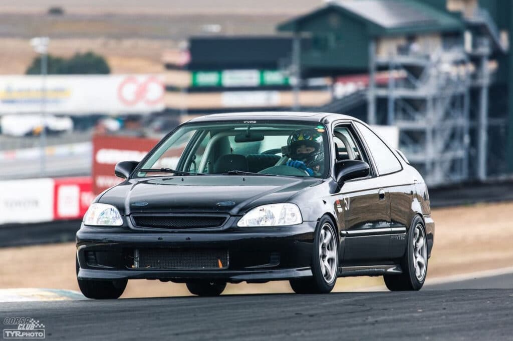 The honda civic, a great budget track car