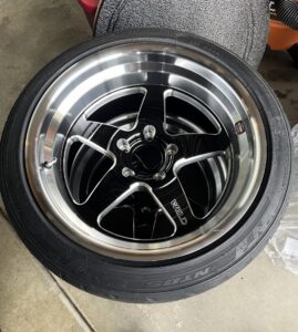 weld wheels installed for my chevy chevelle
