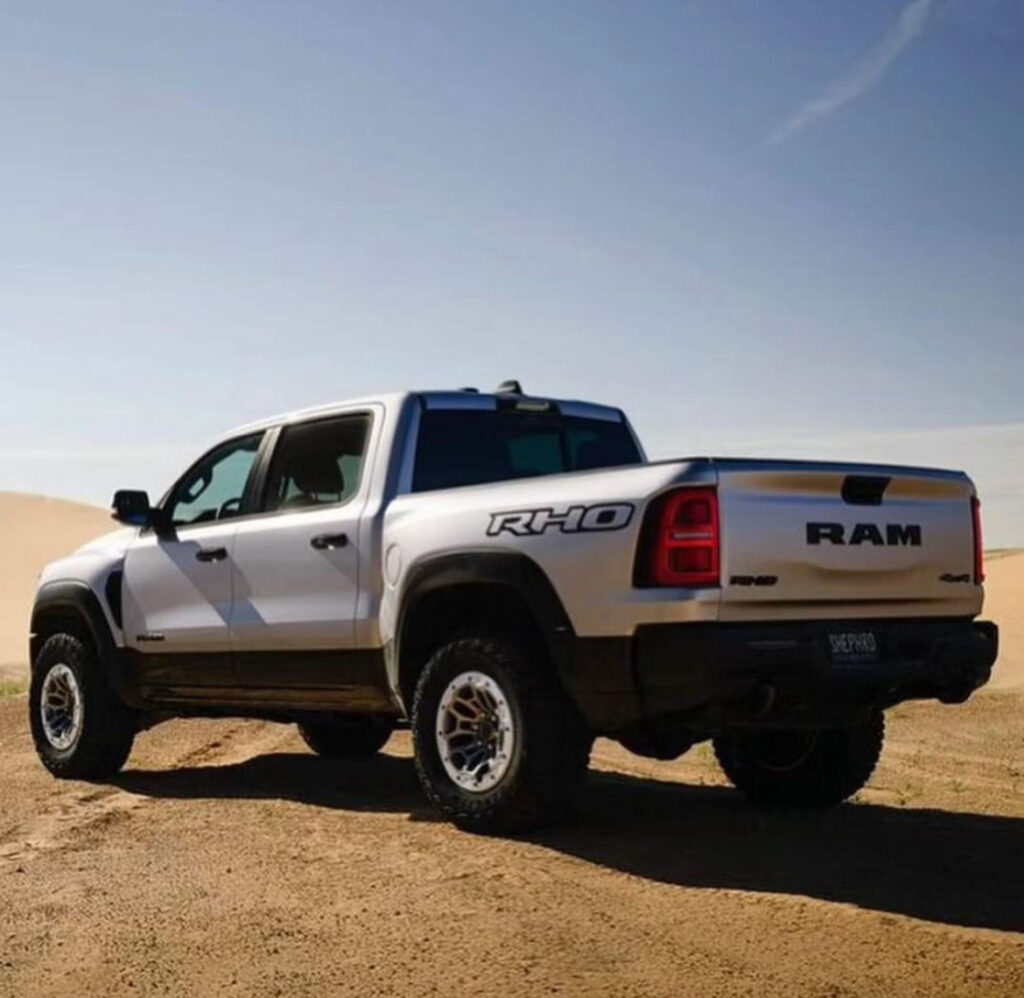 dodge ram rho out in the dunes