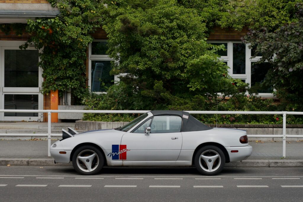 A low horsepower machine, the mazda miata.