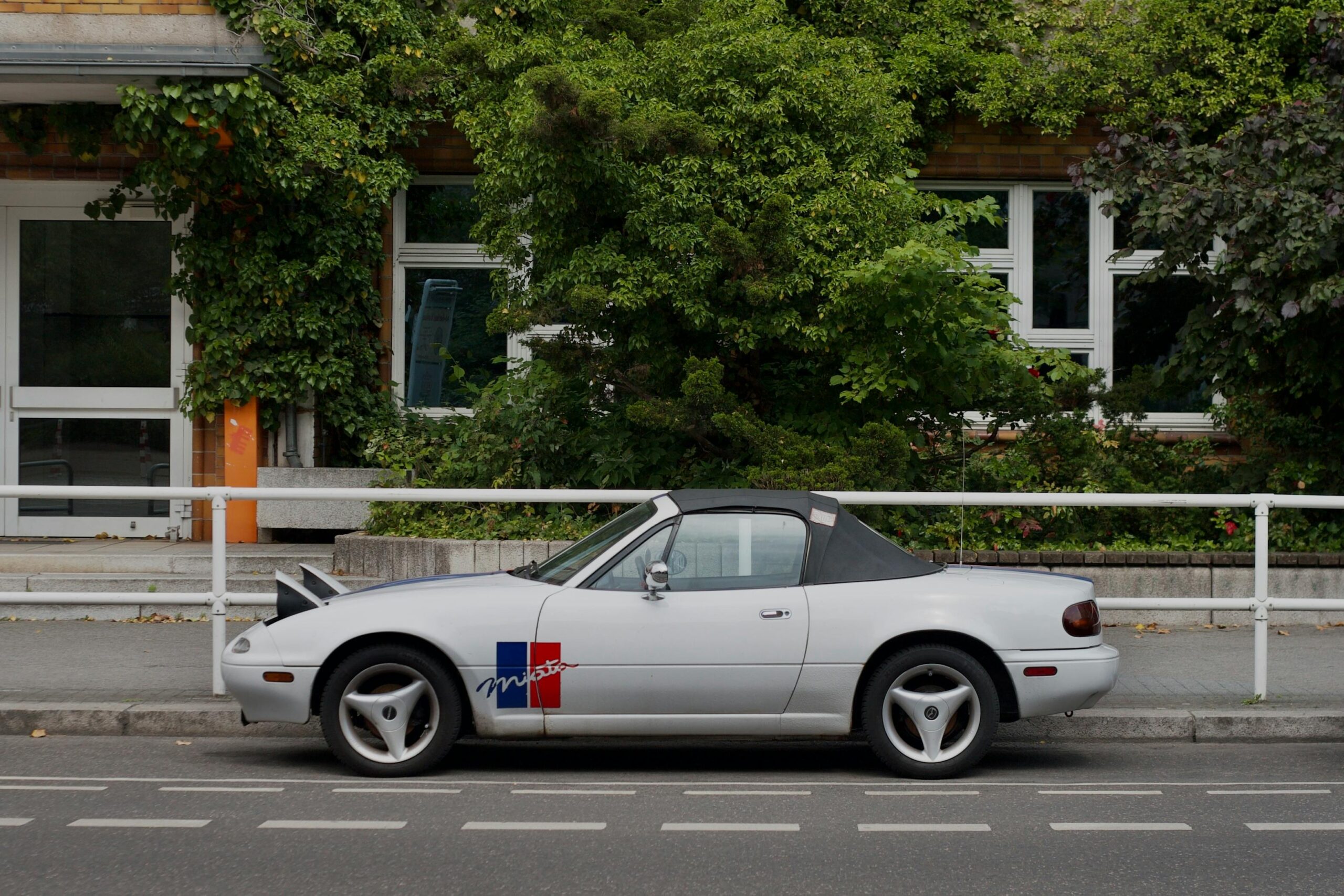 A low horsepower car, the mazda miata.